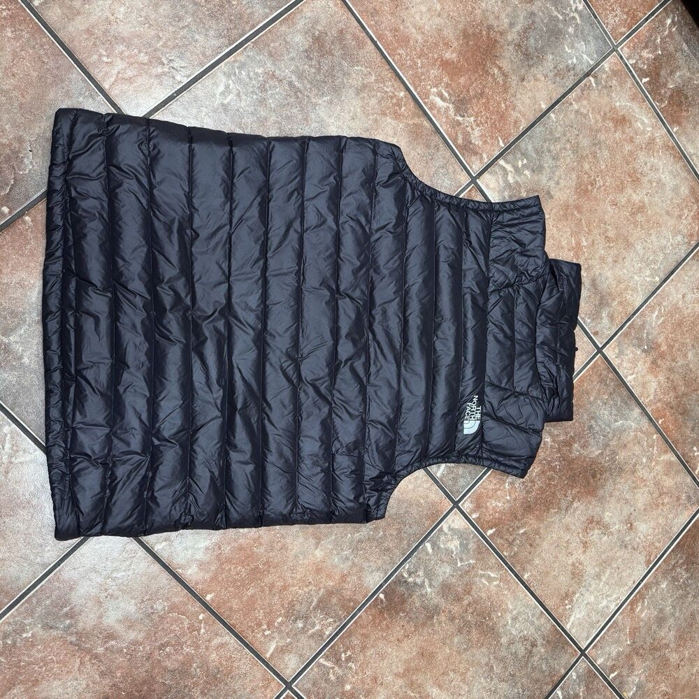 The North Face Goose Down Vest Mens Sm 800 Fill Puffer Packable Black - Picture 7 of 7